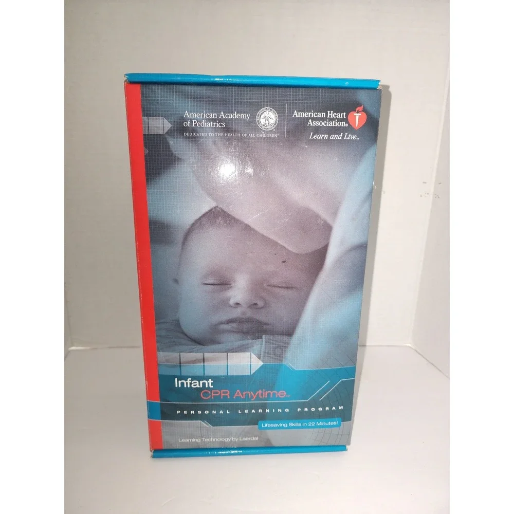 Infant CPR Anytime Training Kit, baby manikin DVD learning‎ program